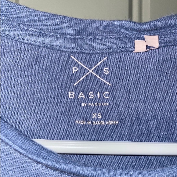 PacSun Blue Basic Tee - Picture 2 of 2